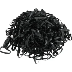 vidaXL Haarelastiekjes paard 1500 st silicone zwart