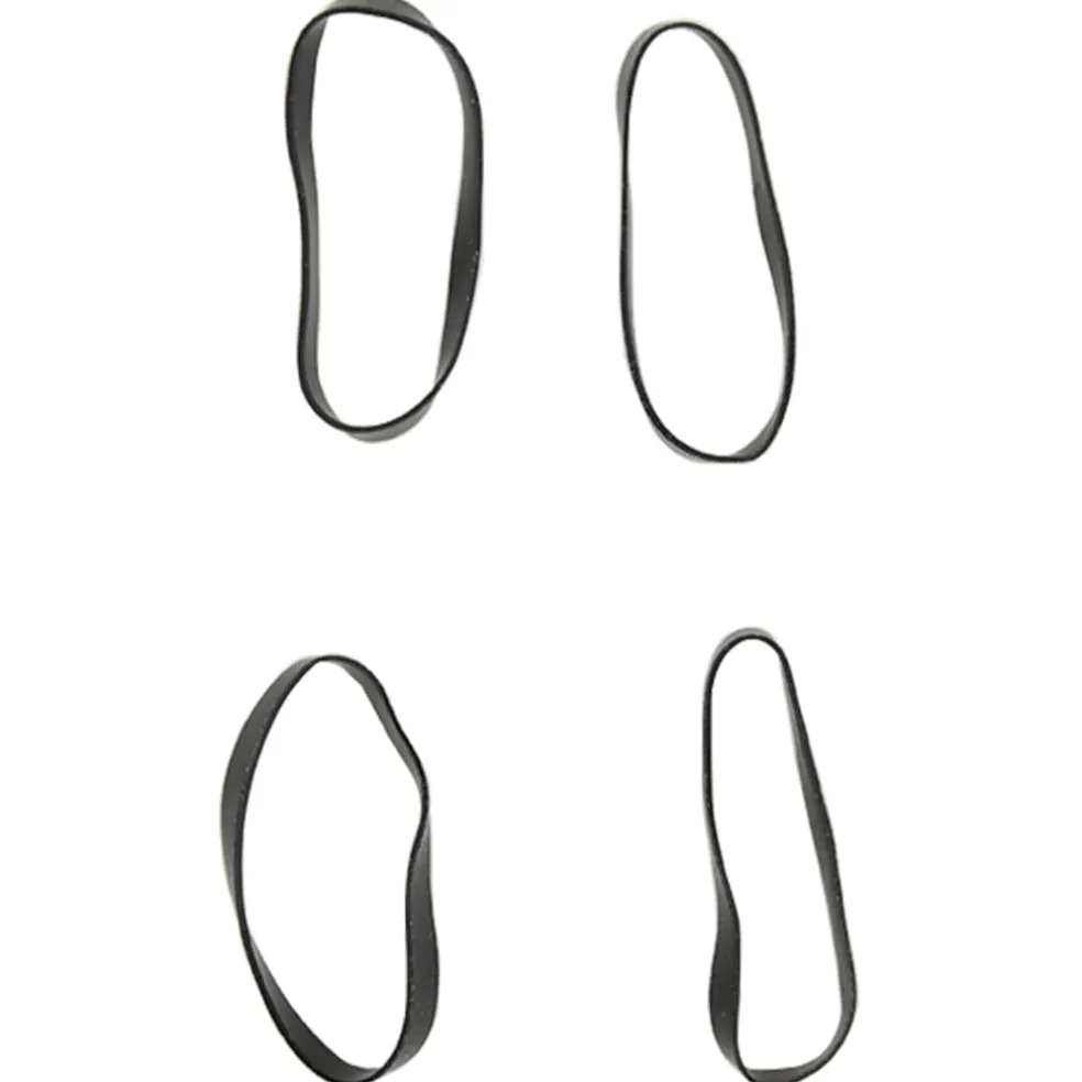 vidaXL Haarelastiekjes paard 1500 st silicone zwart
