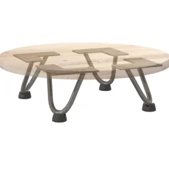 vidaXL Haarnadelpoten voor Salontafel 4 st 10 cm massief staal naturel