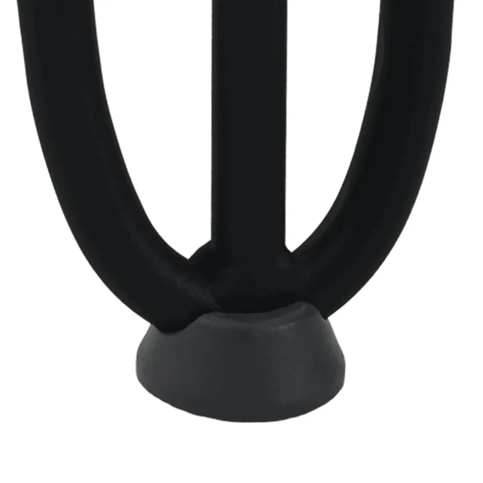 vidaXL Haarnadelpoten voor Salontafel 4 st 10 cm massief staal zwart