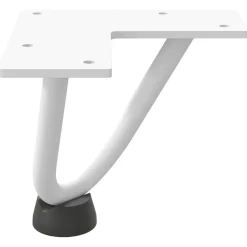 vidaXL Haarnadelpoten voor Salontafel 4 st 10 cm massief staal wit