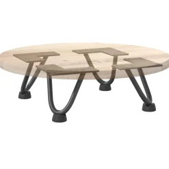 vidaXL Haarnadelpoten voor Salontafel 4 st 10 cm antracietkleurig