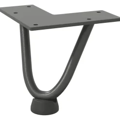 vidaXL Haarnadelpoten voor Salontafel 4 st 10 cm antracietkleurig