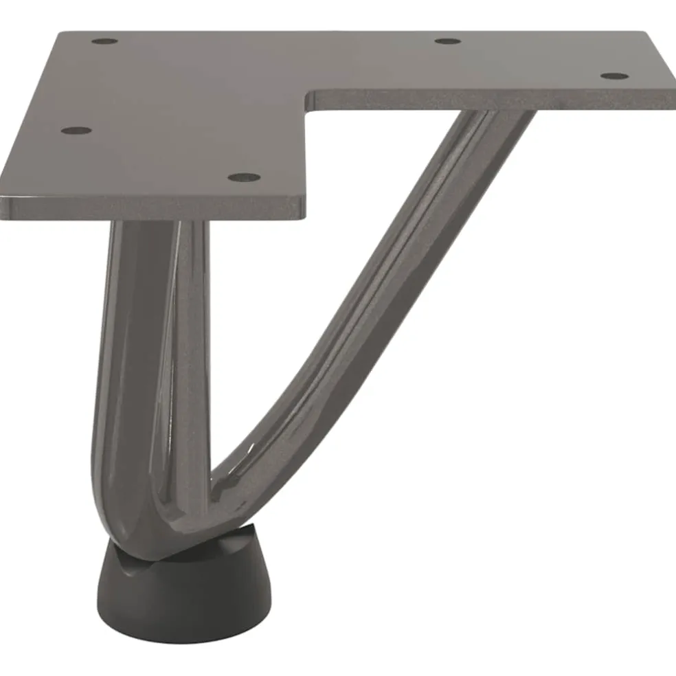 vidaXL Haarnadelpoten voor Salontafel 4 st 10 cm massief staal naturel