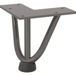 vidaXL Haarnadelpoten voor Salontafel 4 st 10 cm massief staal naturel