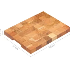 vidaXL Hakblok 30x21x4 cm massief acaciahout