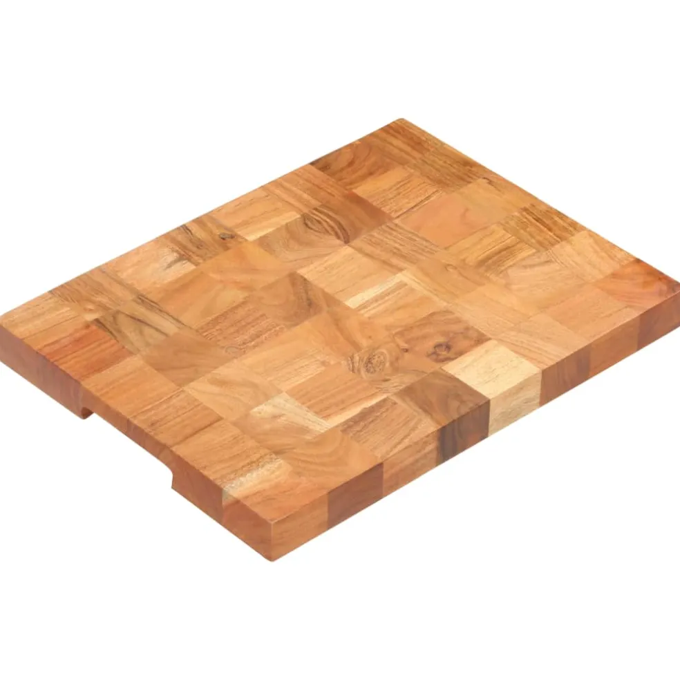 vidaXL Hakblok 30x21x4 cm massief acaciahout