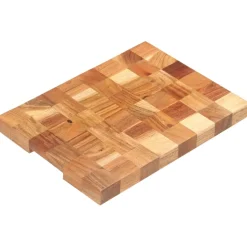 vidaXL Hakblok 30x21x4 cm massief acaciahout