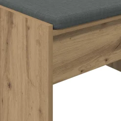 vidaXL Halbank Artisan Eiken 63 x 38 x 40 cm