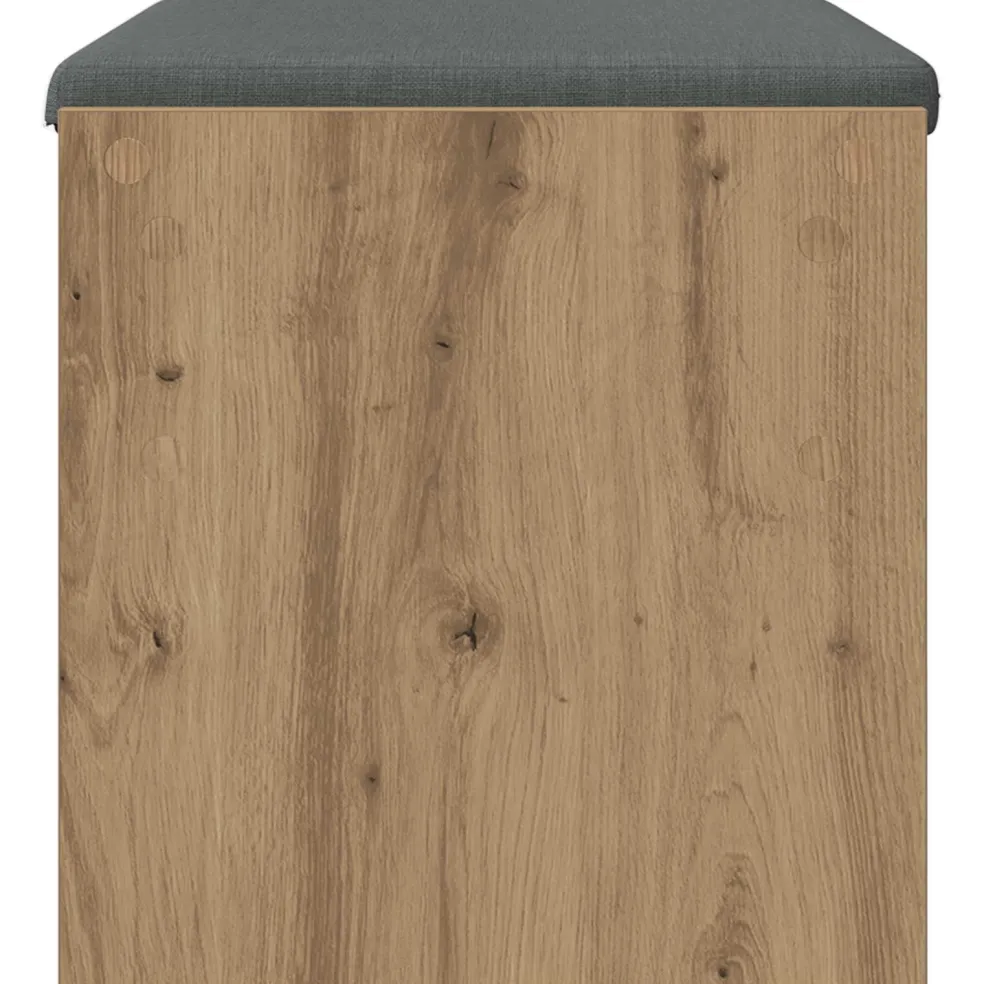 vidaXL Halbank Artisan Eiken 63 x 38 x 40 cm