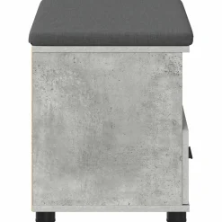 vidaXL Halbank Beton Grijs 60 x 38 x 46 cm
