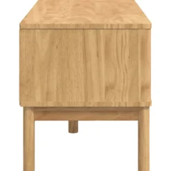 vidaXL Hal bank FLORO Wasbruin 115 x 40 x 45 cm Massief Vurenhout