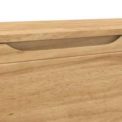 vidaXL Hal bank FLORO Wasbruin 115 x 40 x 45 cm Massief Vurenhout