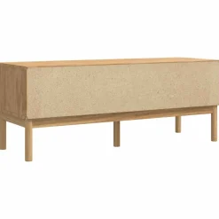 vidaXL Hal bank FLORO Wasbruin 115 x 40 x 45 cm Massief Vurenhout