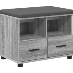 vidaXL Halbank Grijze Sonoma 60 x 38 x 46 cm
