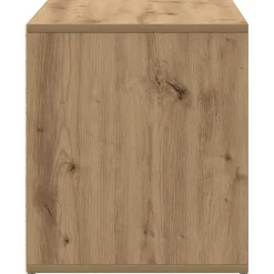 vidaXL Halbankje 80x40x45 cm bewerkt hout artisanaal eikenkleur