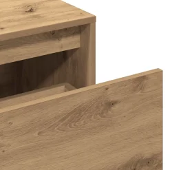 vidaXL Halbankje 80x40x45 cm bewerkt hout artisanaal eikenkleur