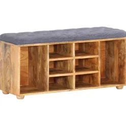 vidaXL Halbankje 100x35x47 cm massief mangohout