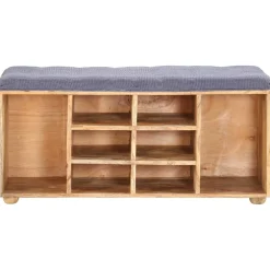 vidaXL Halbankje 100x35x47 cm massief mangohout