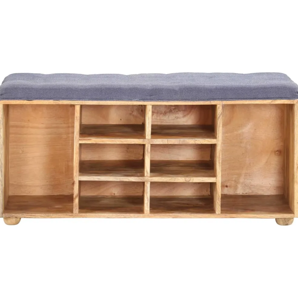 vidaXL Halbankje 100x35x47 cm massief mangohout