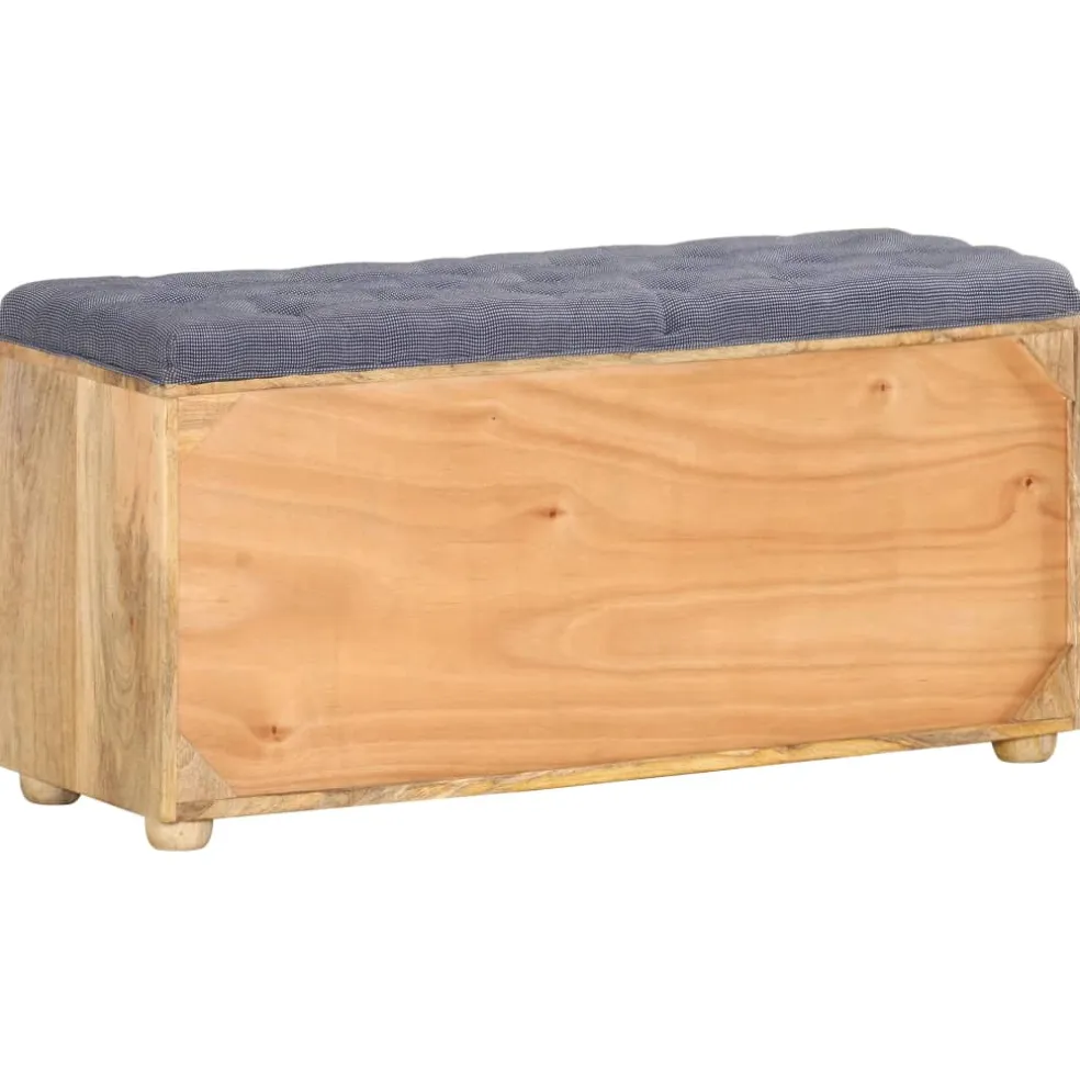 vidaXL Halbankje 100x35x47 cm massief mangohout