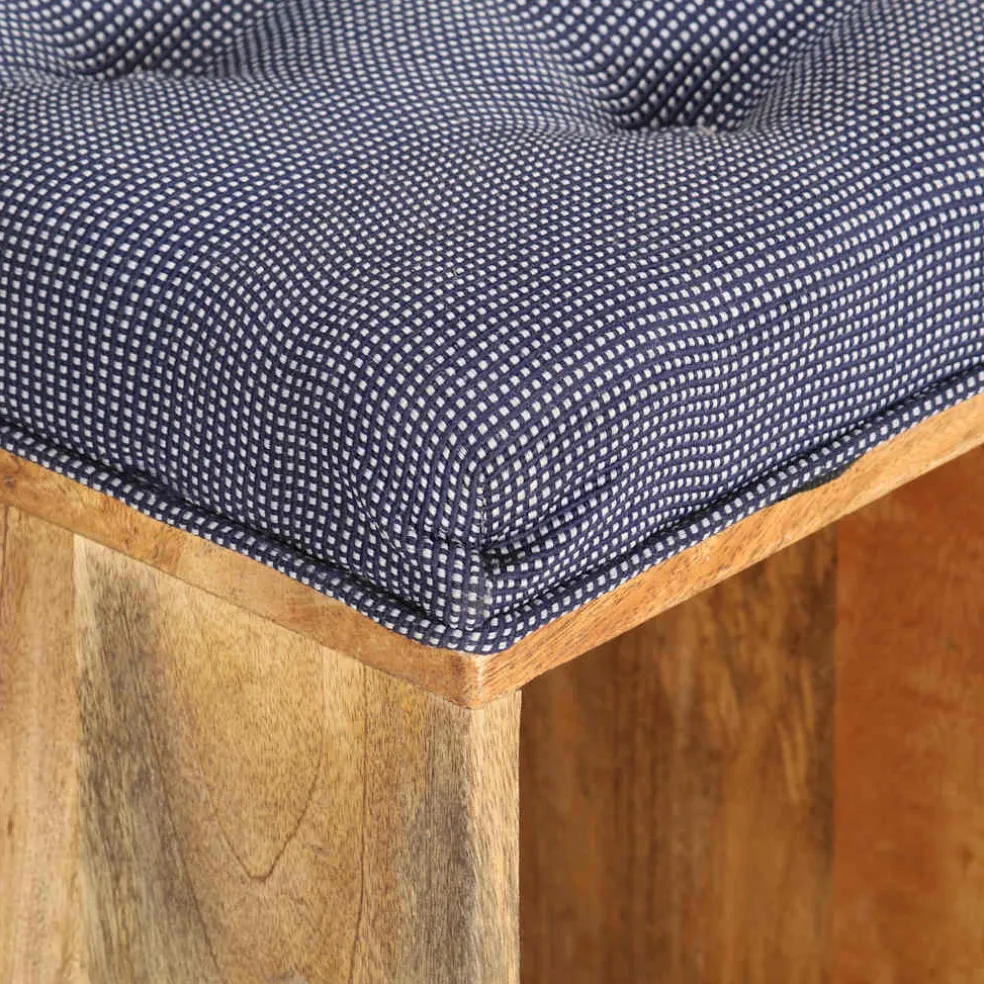 vidaXL Halbankje 100x35x47 cm massief mangohout