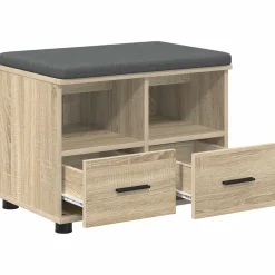vidaXL Halbank Sonoma Eiken 60 x 38 x 46 cm