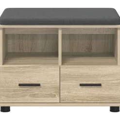 vidaXL Halbank Sonoma Eiken 60 x 38 x 46 cm