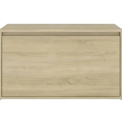 vidaXL Halbank 80x40x45 cm bewerkt hout sonoma eikenkleurig