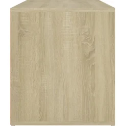 vidaXL Halbank 80x40x45 cm bewerkt hout sonoma eikenkleurig