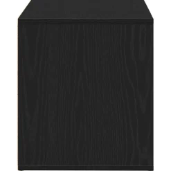 vidaXL Halbank Zwart Eiken 80 x 40 x 45 cm Bewerkt hout