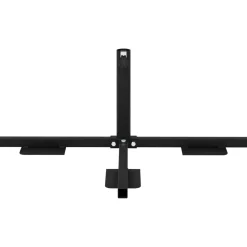 vidaXL Half Parasol Basis Frame Zwart Staal for 32-38 mm Pole