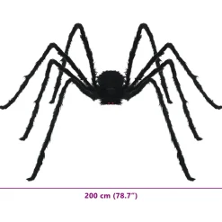 vidaXL Halloween home trainer Versiering 3 st Zwart 200 cm