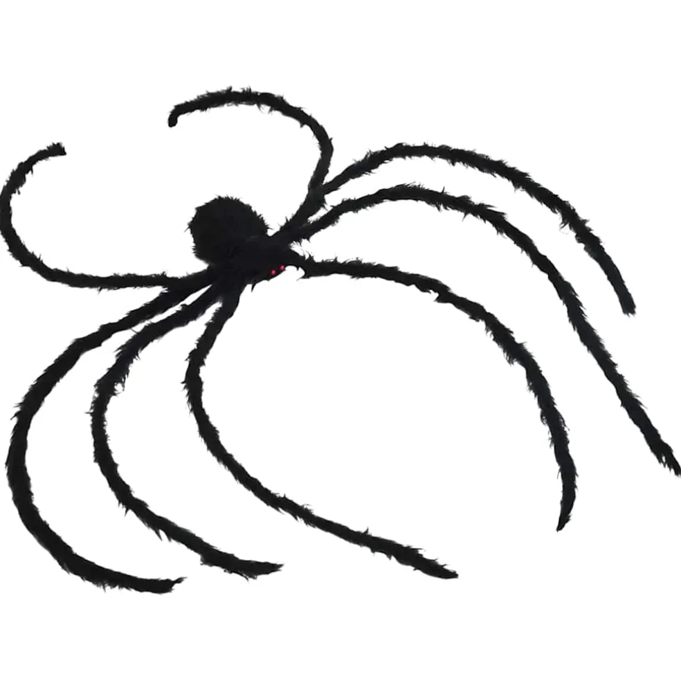 vidaXL Halloween spindecoratie met webben 2 st Zwart en wit 200 cm