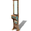 vidaXL Halspiegel 47x23x180 cm massief gerecycled hout