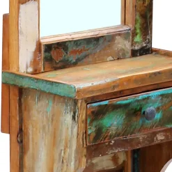vidaXL Halspiegel 47x23x180 cm massief gerecycled hout