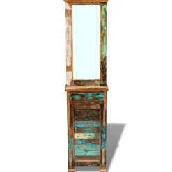 vidaXL Halspiegel 47x23x180 cm massief gerecycled hout