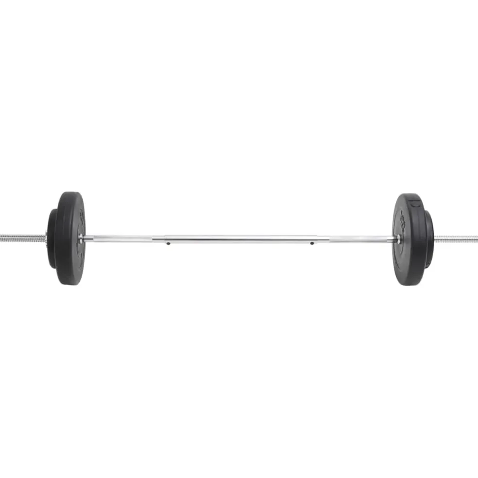 vidaXL Halter met gewichten 30 kg