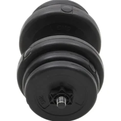 vidaXL Halter met gewichten 40 kg