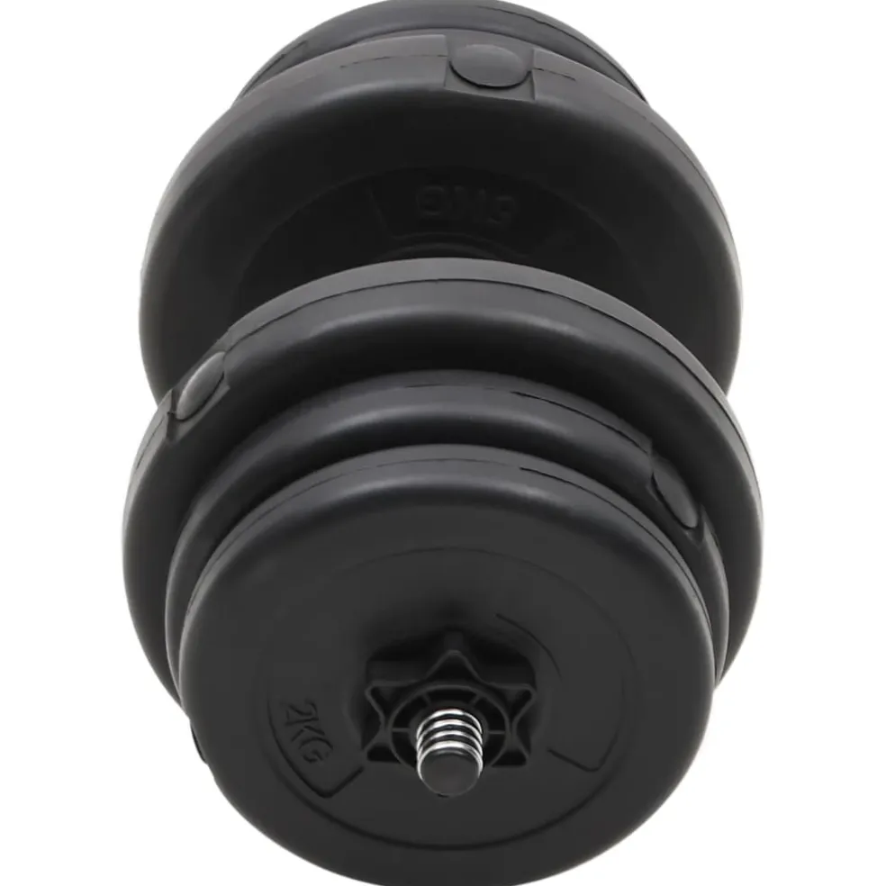 vidaXL Halter met gewichten 40 kg