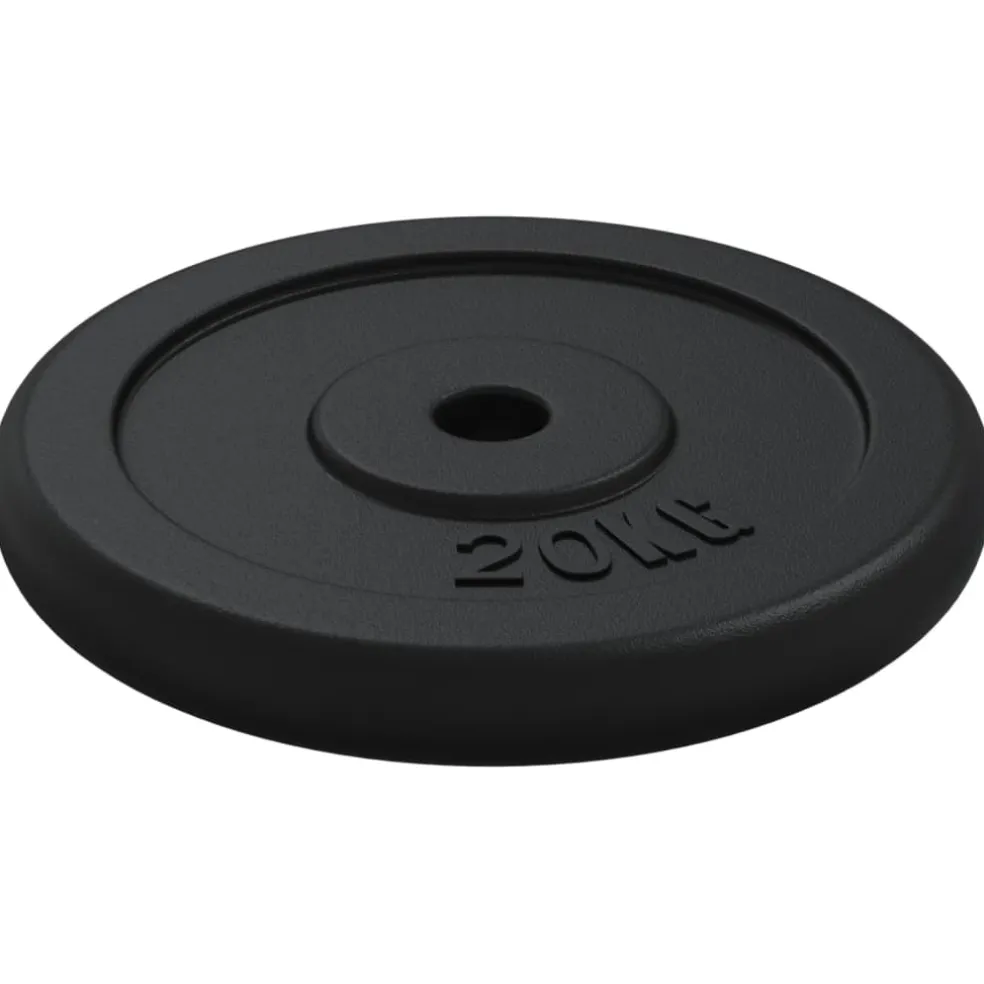 vidaXL Halterschijf 20 kg gietijzer