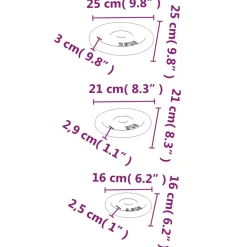vidaXL Halterschijven 6 st 30 kg gietijzer