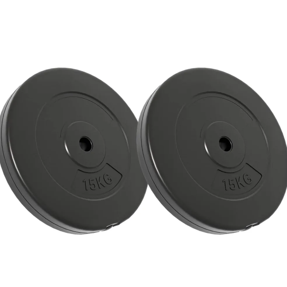 vidaXL Halterschijven 2 stuks 30 kg beton