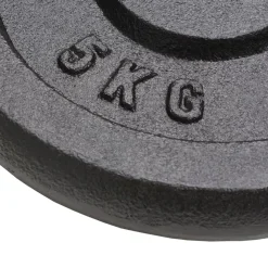 vidaXL Halterschijven 4 st 2x10 kg en 2x5 kg gietijzer