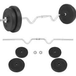 vidaXL Halterset 30 kg