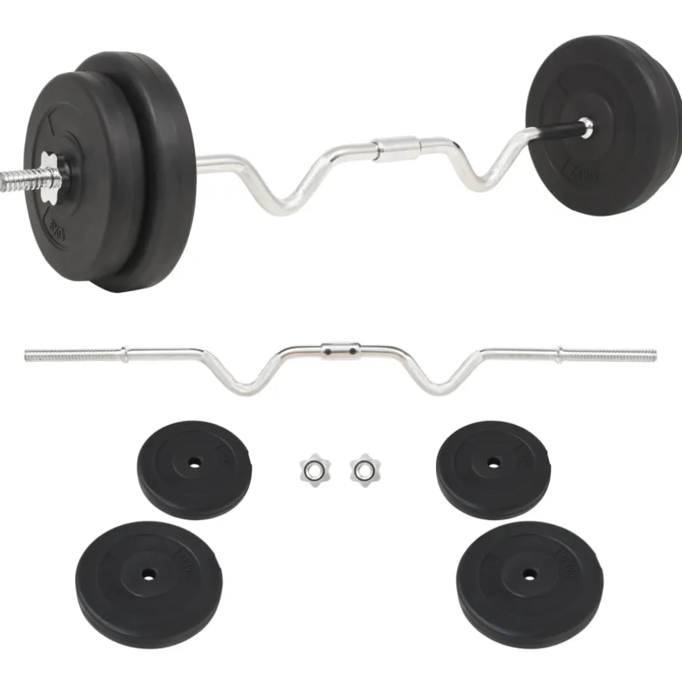 vidaXL Halterset 30 kg