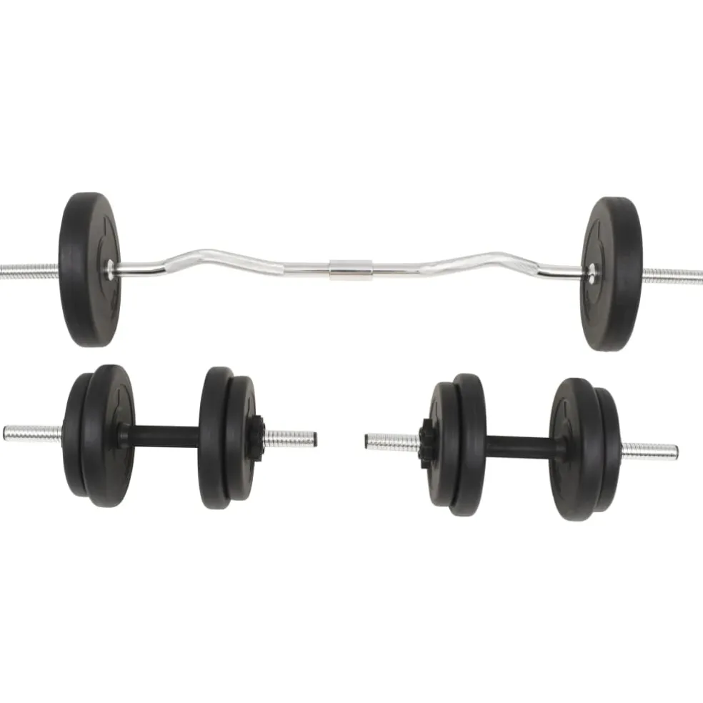 vidaXL Halterset 30 kg