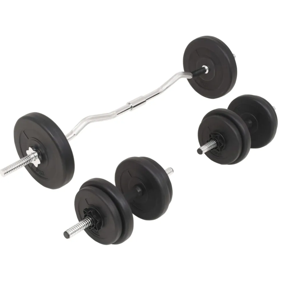 vidaXL Halterset 30 kg