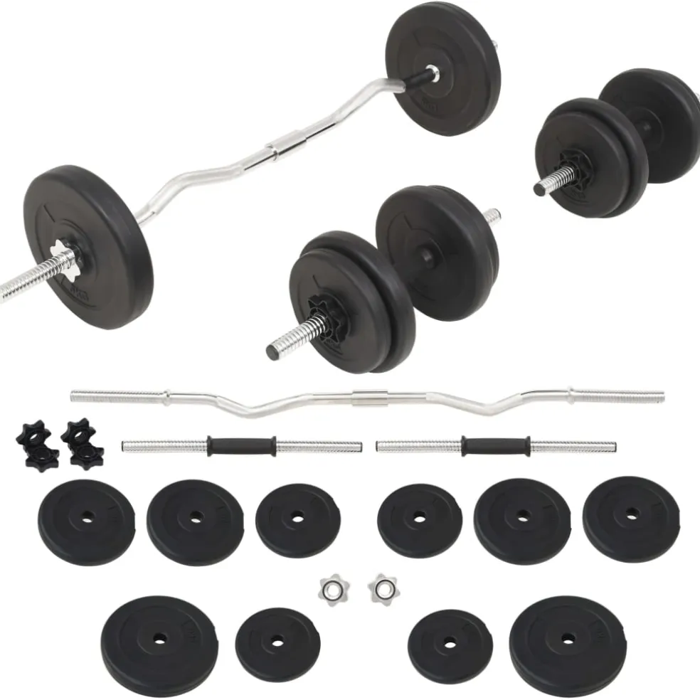 vidaXL Halterset 30 kg