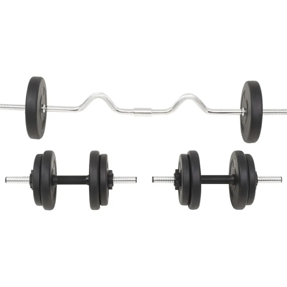 vidaXL Halterset 30 kg